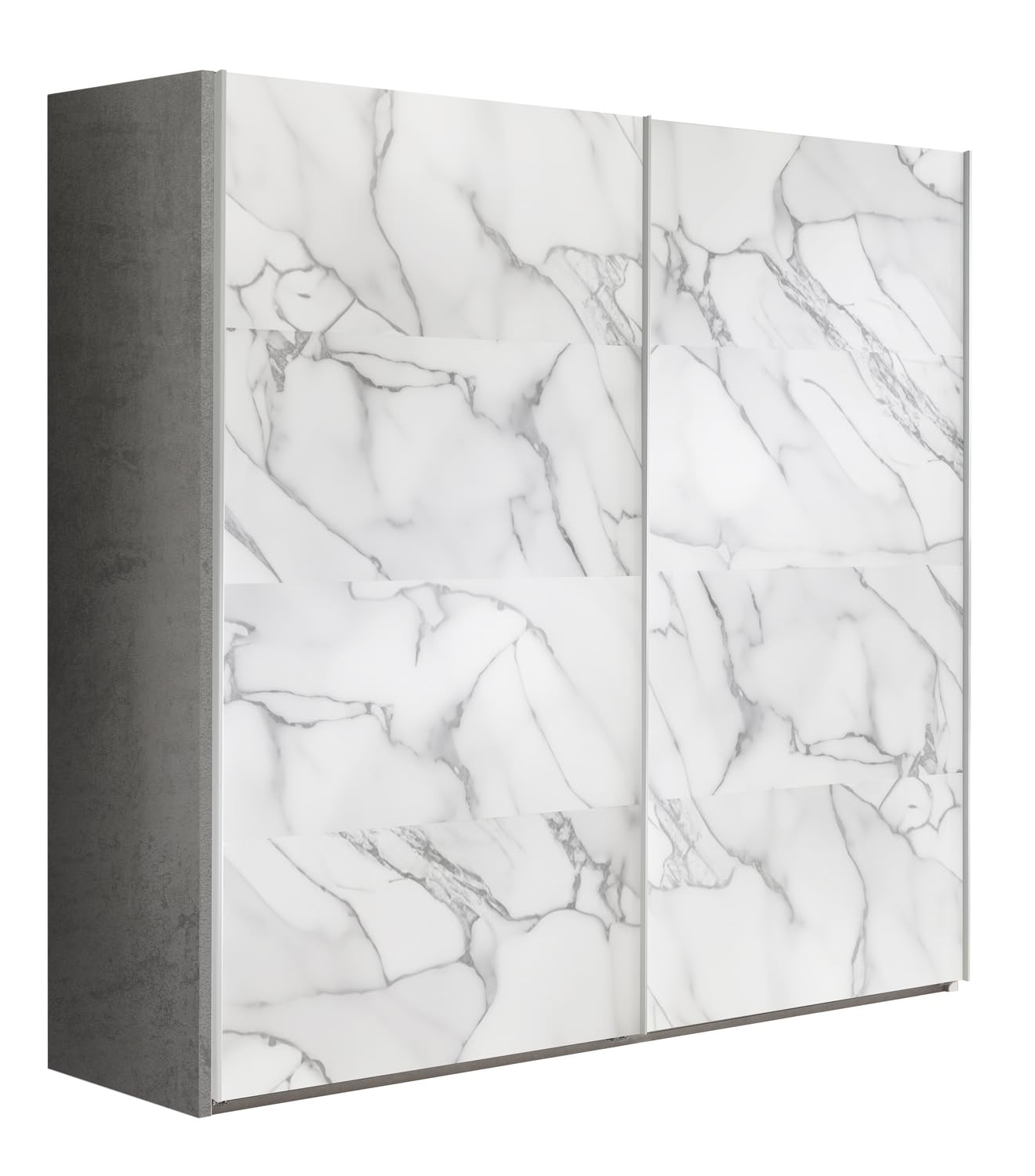 Composad Systema armadio 2 ante scorrevoli 250 cm cemento marmo
