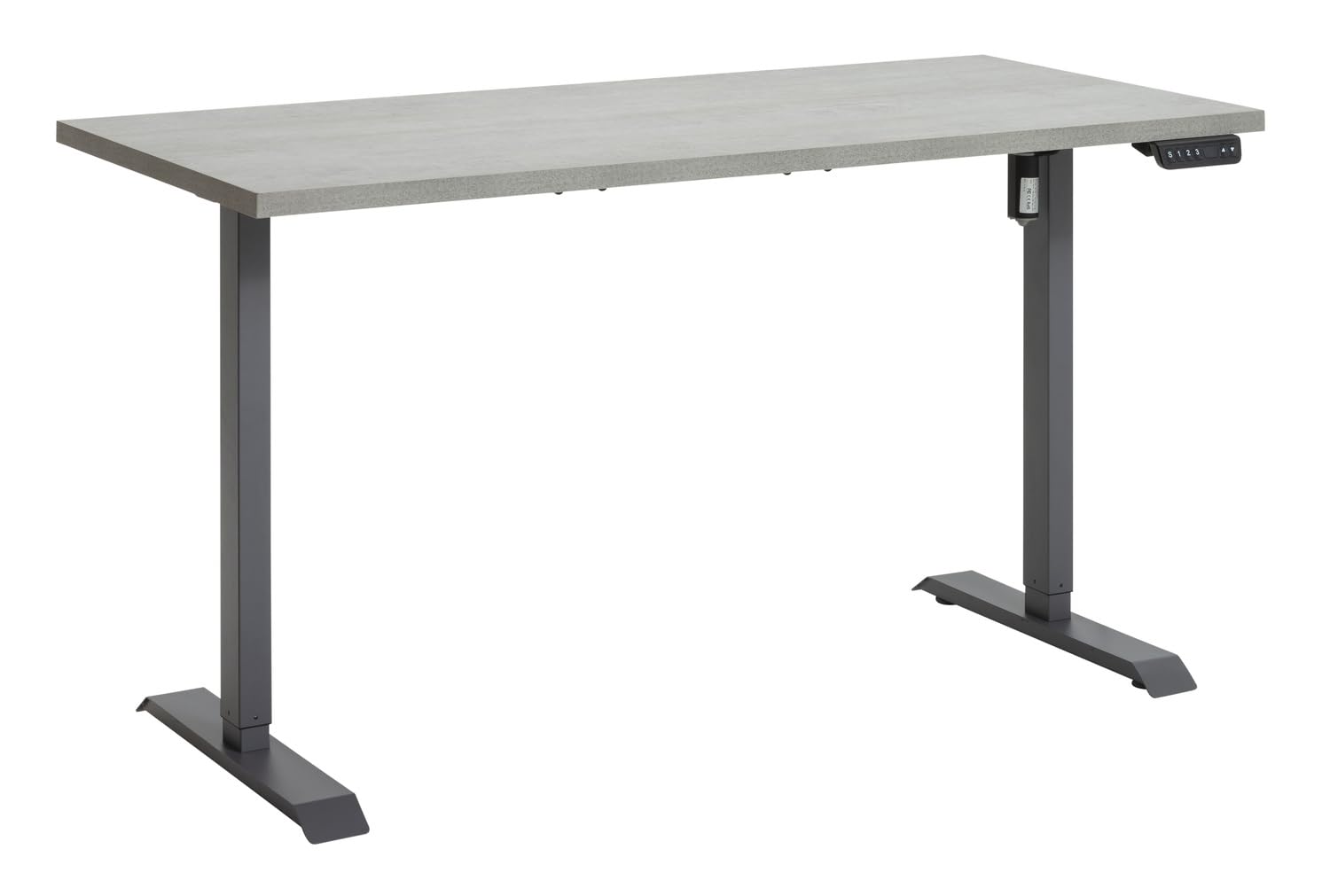 Composad Energia scrivania 150x69 cemento nero elettrica