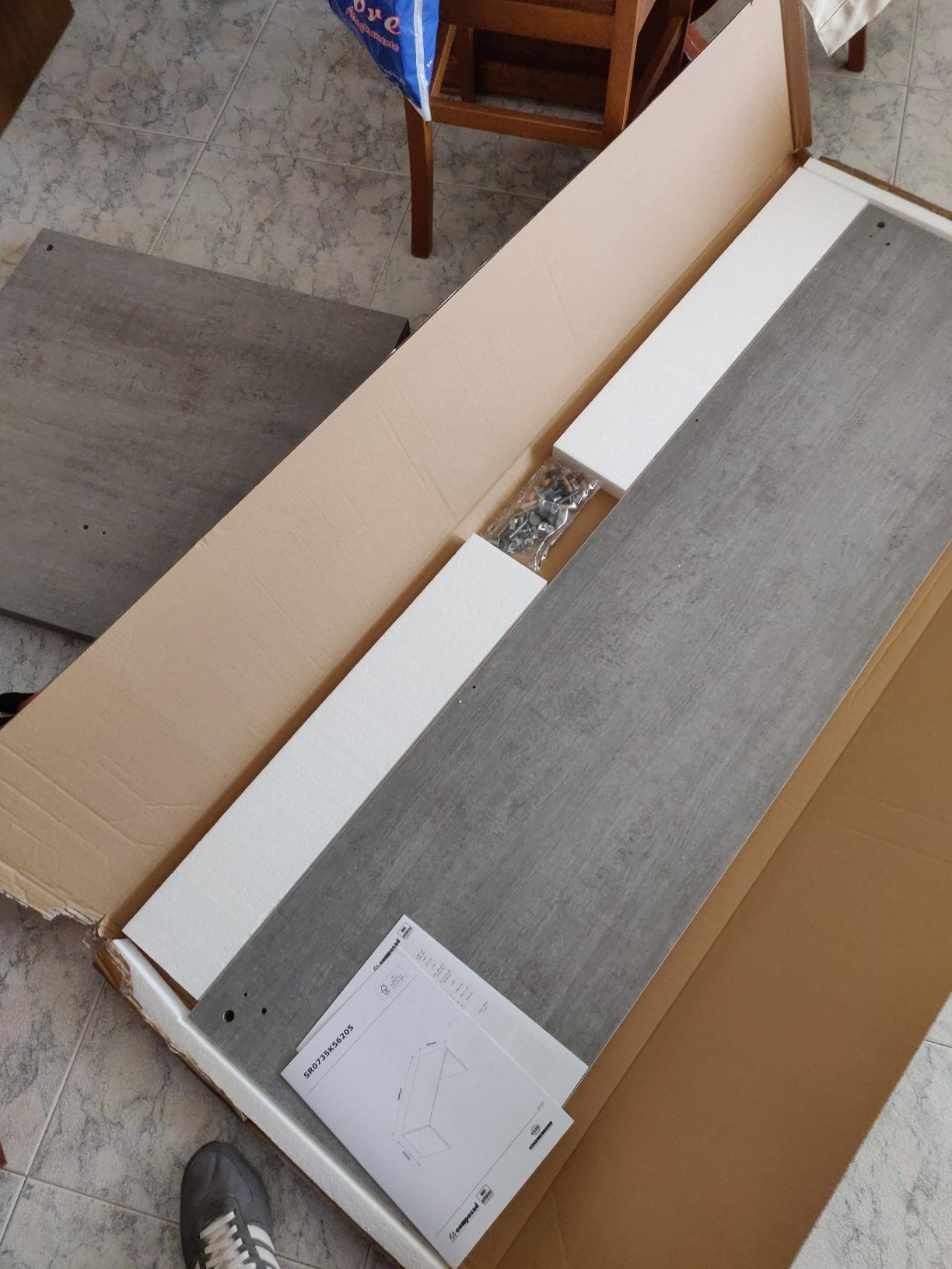 COMPOSAD Disegno scrivania 138 cm rovere sonoma ufficio
