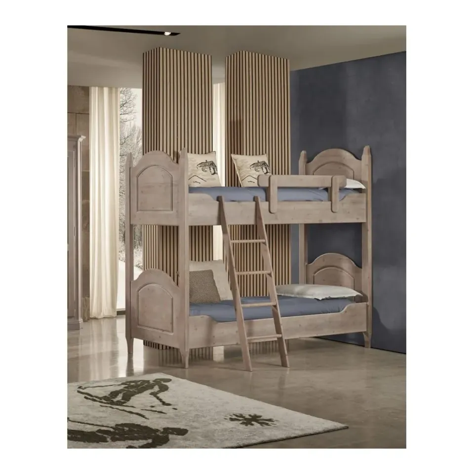 Epocantica Letto a Castello Abete Massello 2 Posti