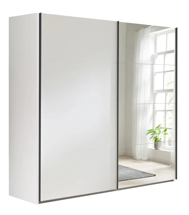 Composad Systema 250x223x67 armadio 2 ante scorrevoli bianco specchio