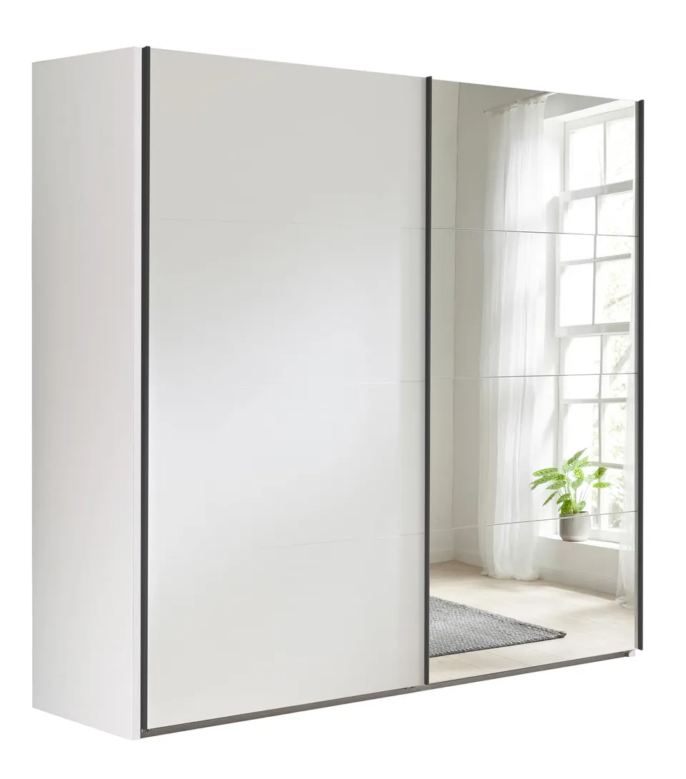 Composad Systema 250x223x67 armadio 2 ante scorrevoli bianco specchio