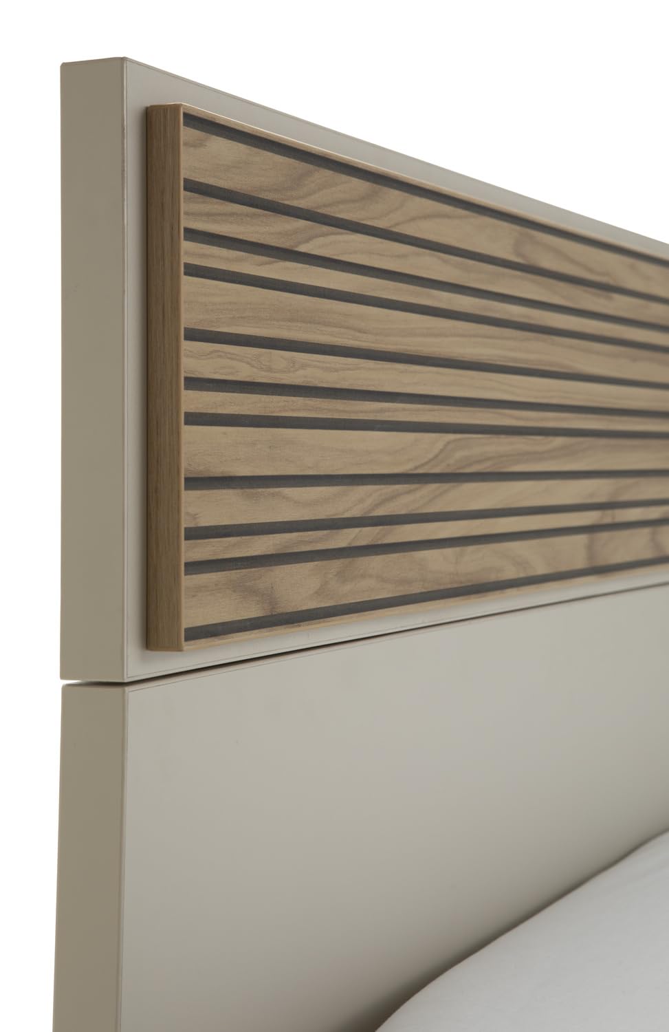 Composad Bravo Letto 1 Piazza e Mezza 120x200 Grigio Cashmere