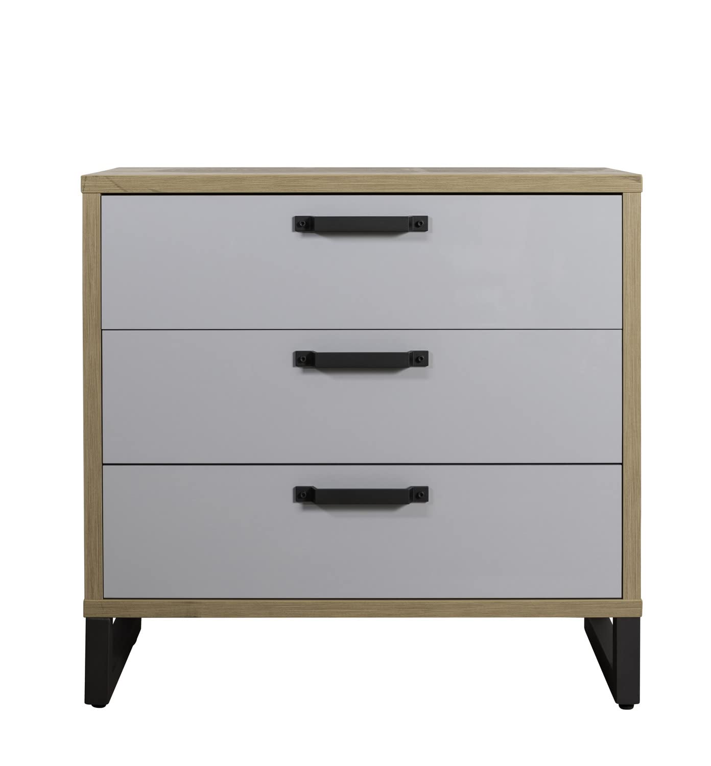 Composad LaFabrica cassettiera 3 cassetti rovere grigio
