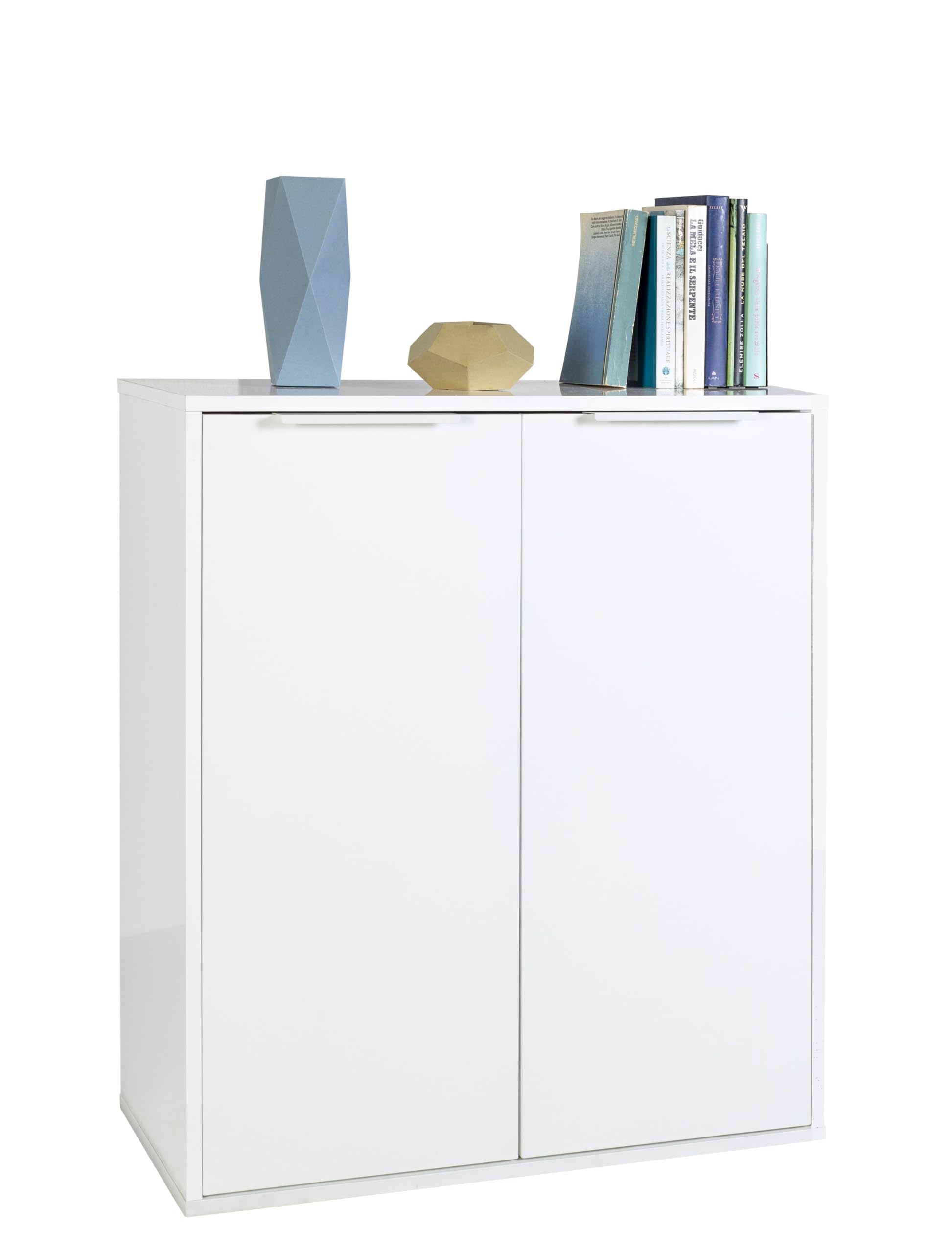Composad Espresso armadio basso 2 ante bianco laccato