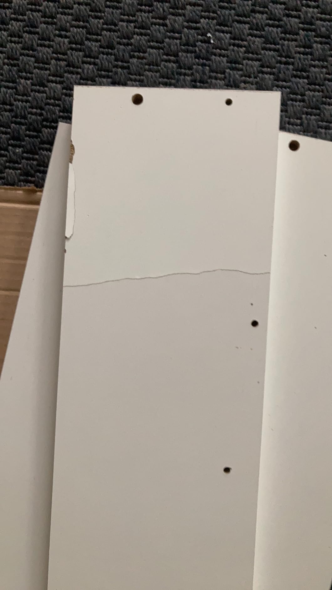 COMPOSAD Facile scarpiera 3 ribalte bianca 9 paia slim