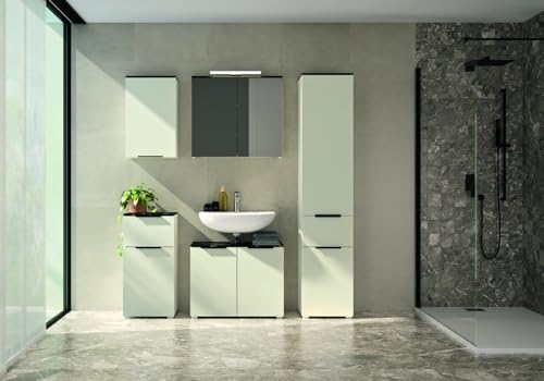 Composad Promessa mobile bagno completo 5 pezzi grigio cashmere
