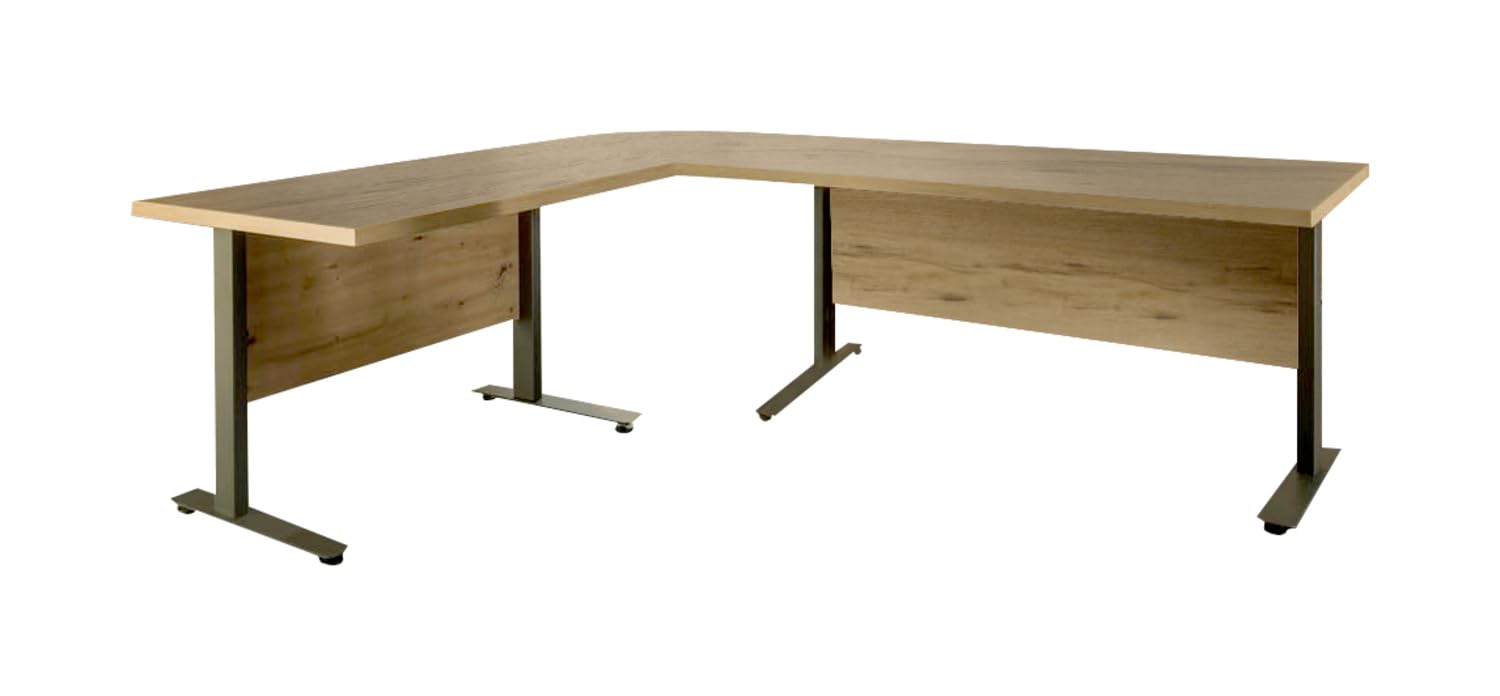 Composad Rilega ufficio completo set 8 mobili rovere mielato