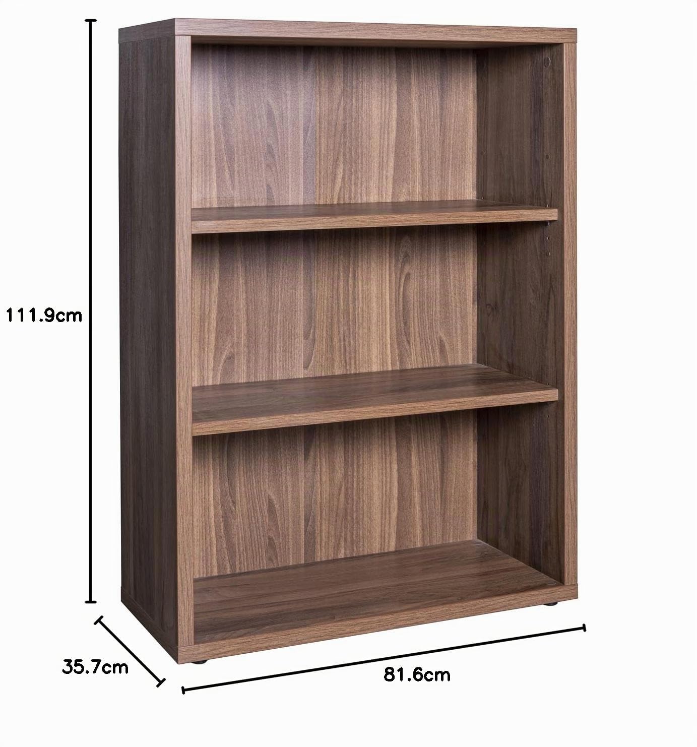 Composad Davinci Brera Libreria Bassa Noce Brera 81 cm