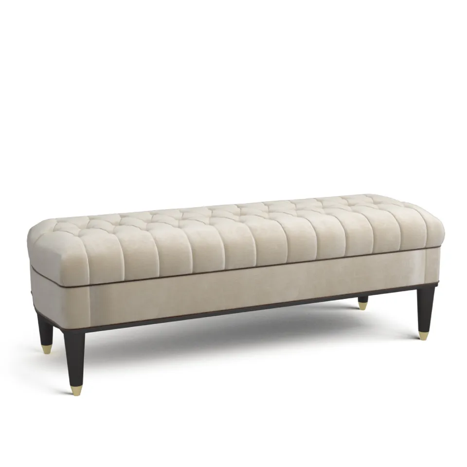 LCI Decora V023C panchina pouf in tessuto