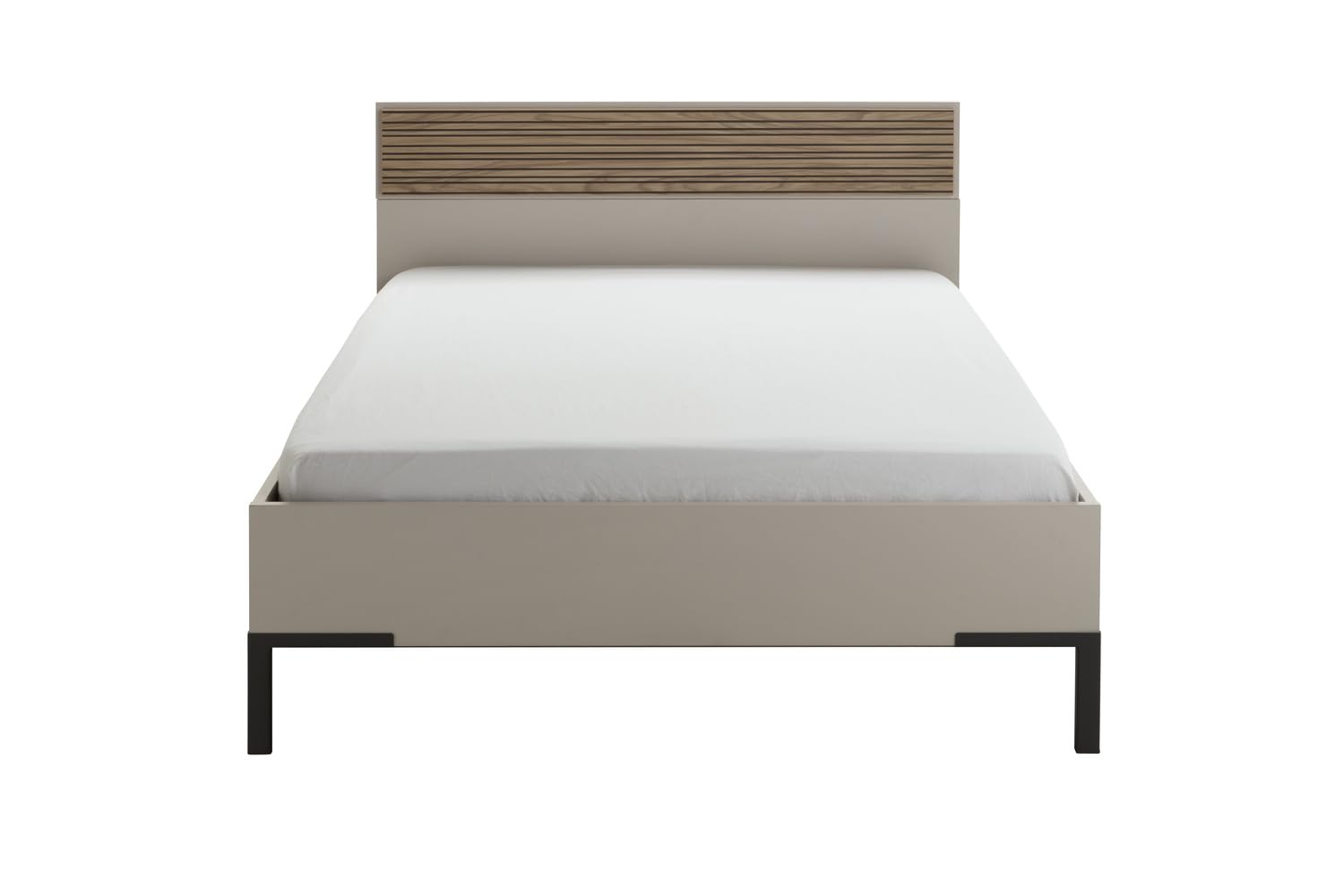 Composad Bravo Letto 1 Piazza e Mezza 120x200 Grigio Cashmere