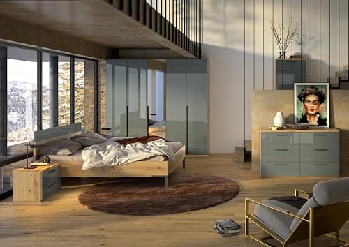 Composad Sposami camera da letto completa 6 mobili rovere mielato