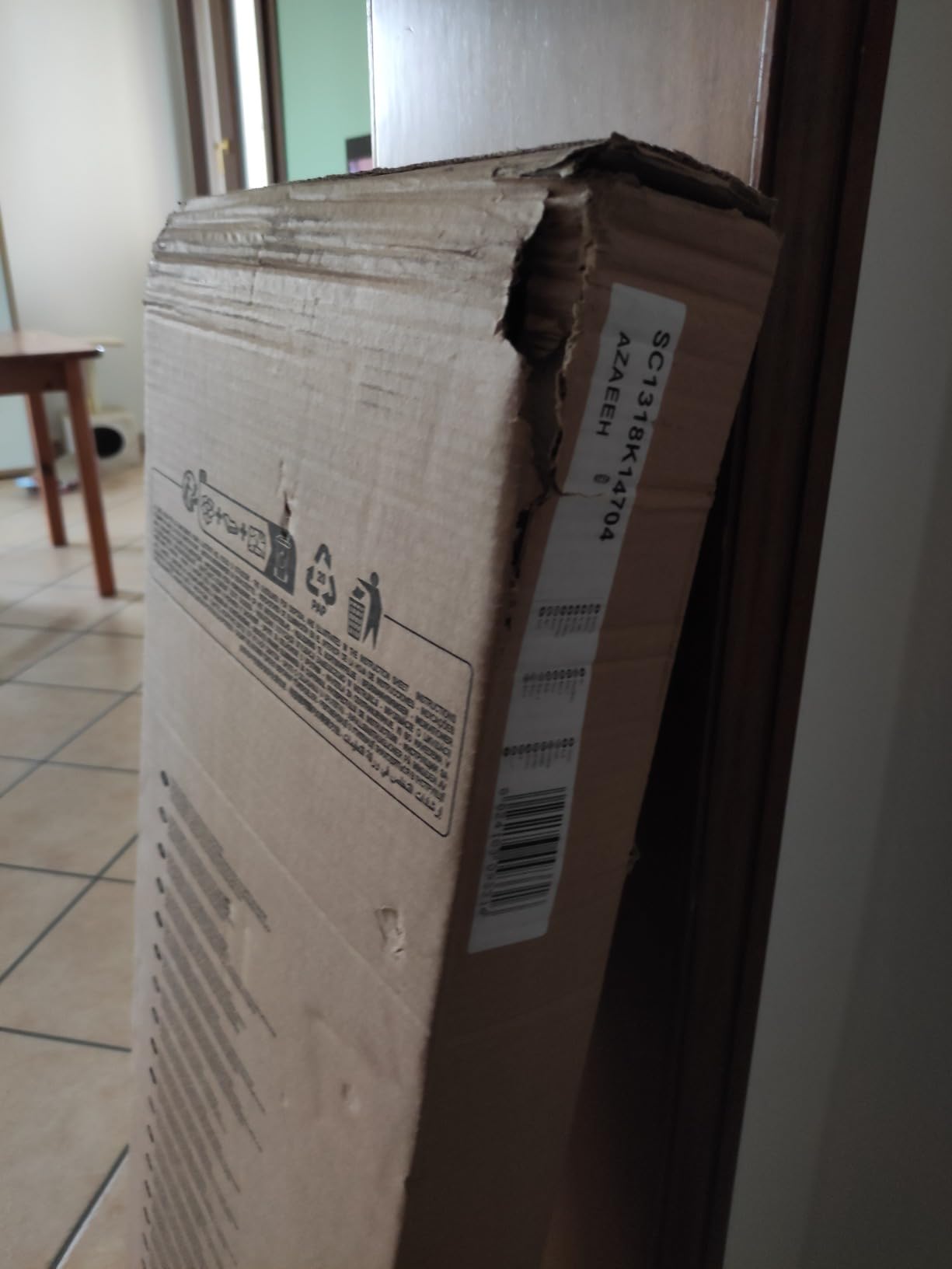 COMPOSAD Facile scarpiera 3 ribalte bianca 9 paia slim