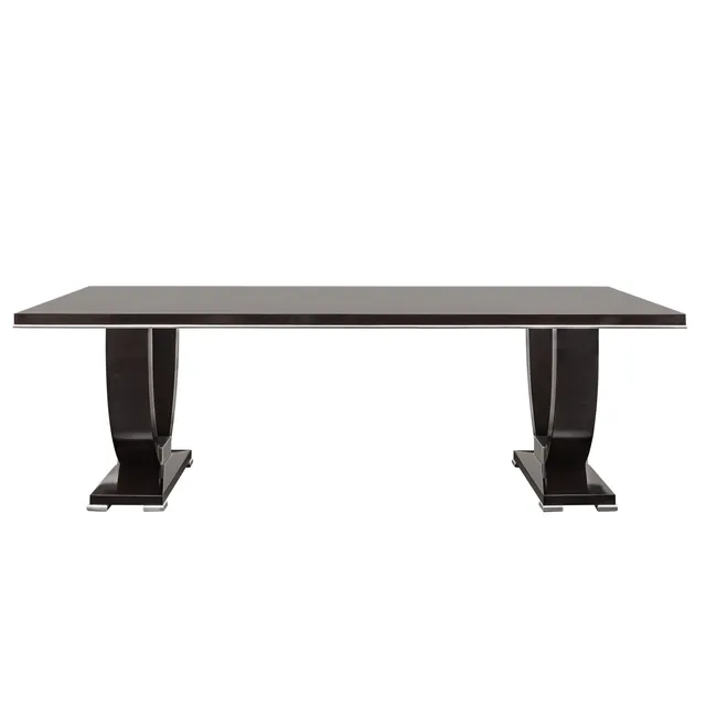 LCI Decora D0114S tavolo da pranzo cromo lucido