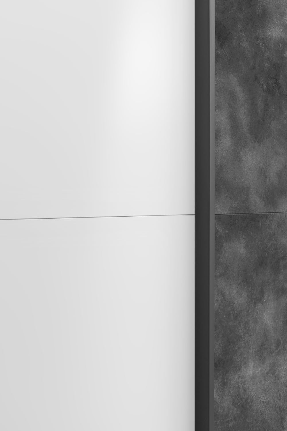 Composad Systema armadio 2 ante scorrevoli 150cm grigio bianco