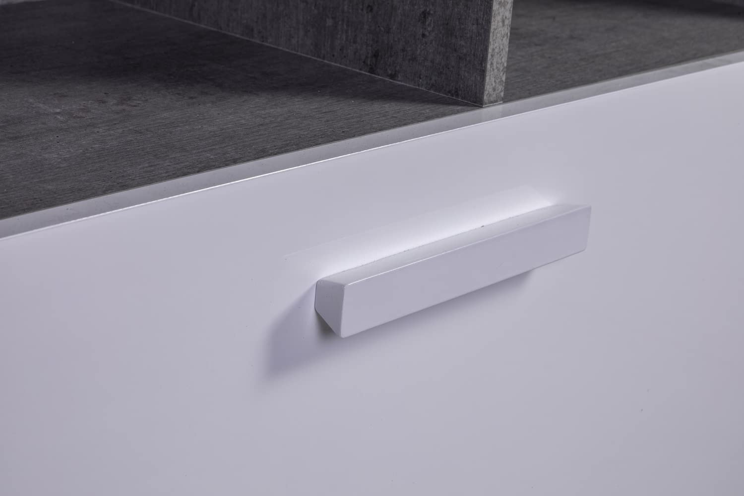 Composad Mipiace libreria 6 vani cassettone cemento bianco
