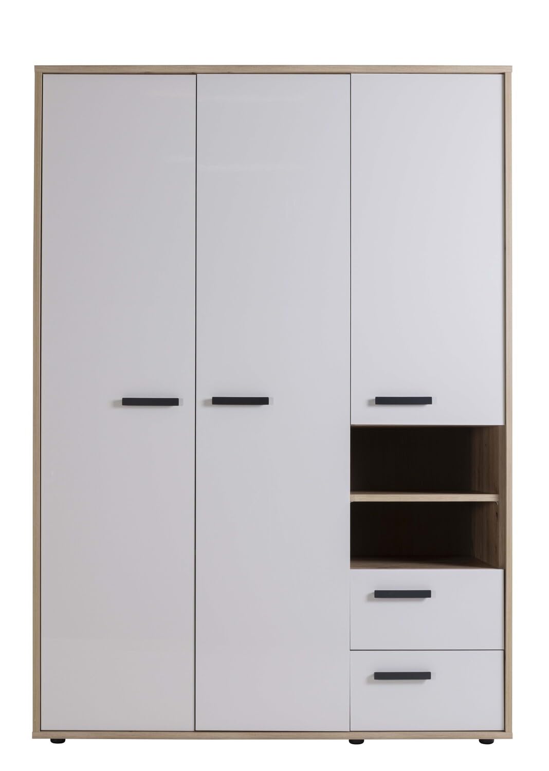 Composad MiPiace Armadio 3 Ante 2 Cassetti Rovere Mielato