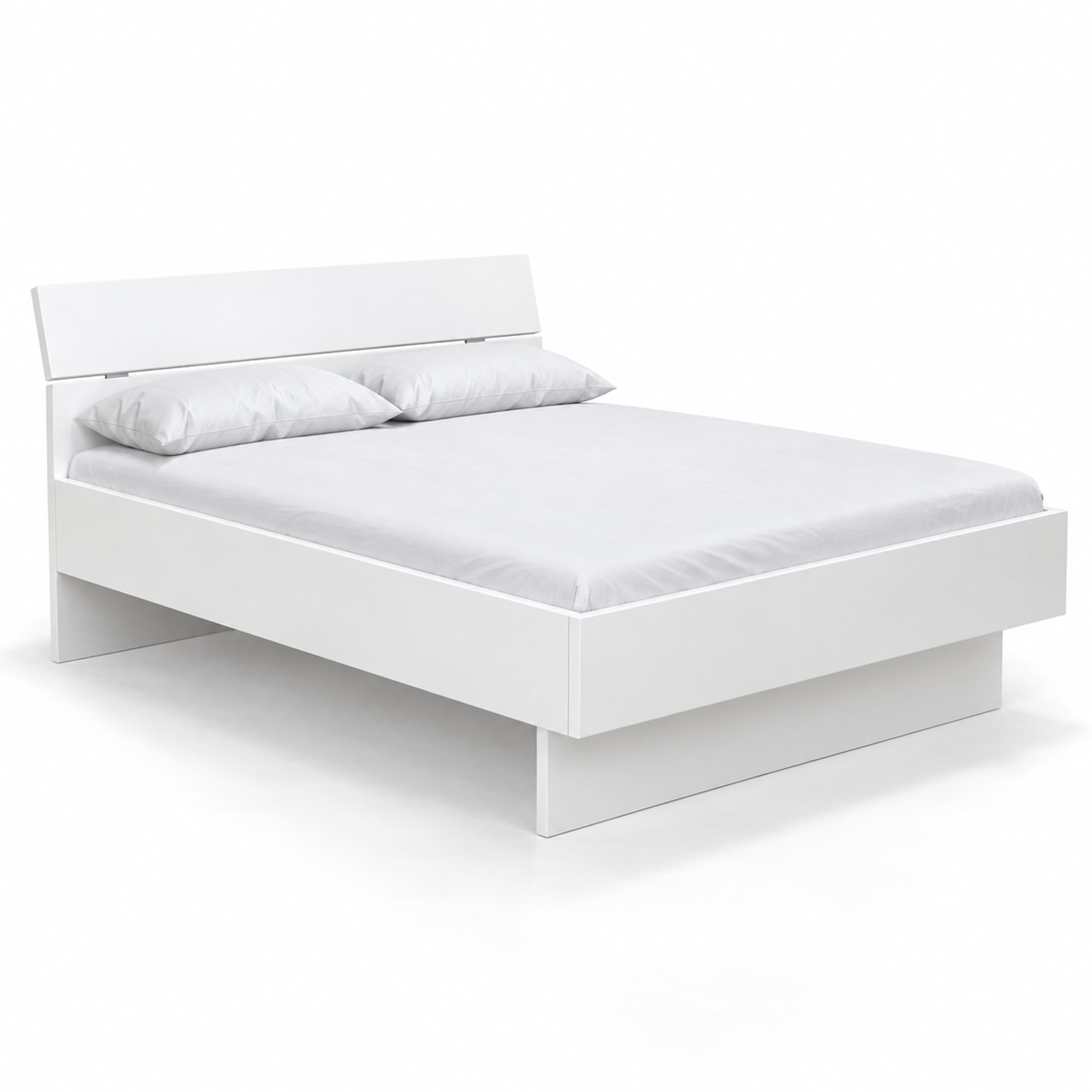 Composad Letto Matrimoniale alla Francese Bianco Laccato 162x217 cm