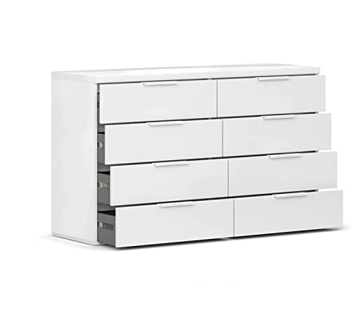 Composad cassettiera 8 cassetti bianco laccato