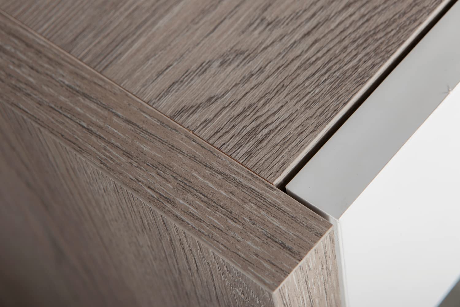 Composad scrivania 1 cassetto 97,6 cm rovere gessato piccola