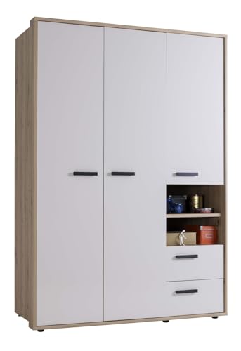Composad MiPiace Armadio 3 Ante 2 Cassetti Rovere Mielato