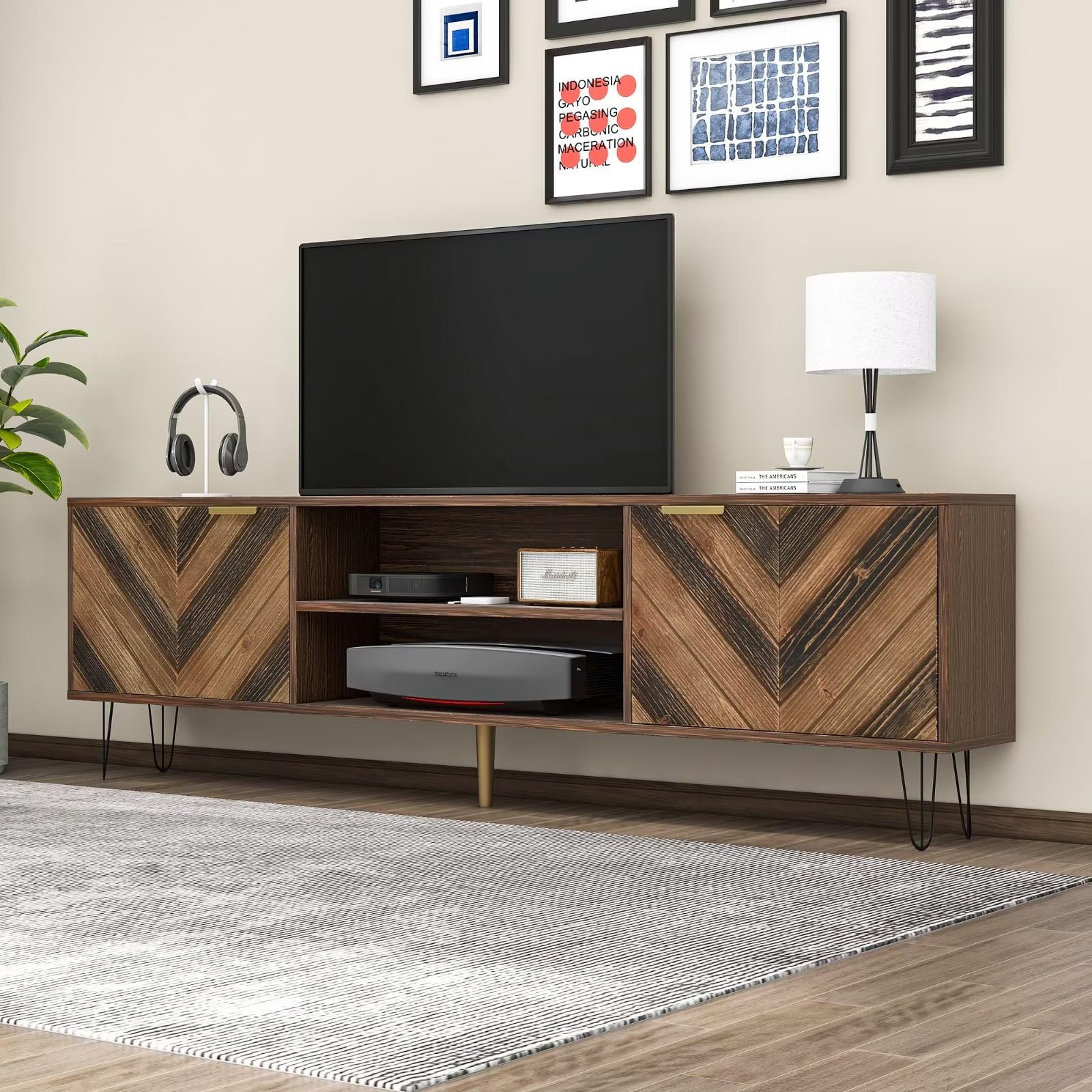 Dolamaní mobile TV legno 160 cm 2 ante
