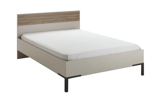 Composad Bravo Letto 1 Piazza e Mezza 120x200 Grigio Cashmere