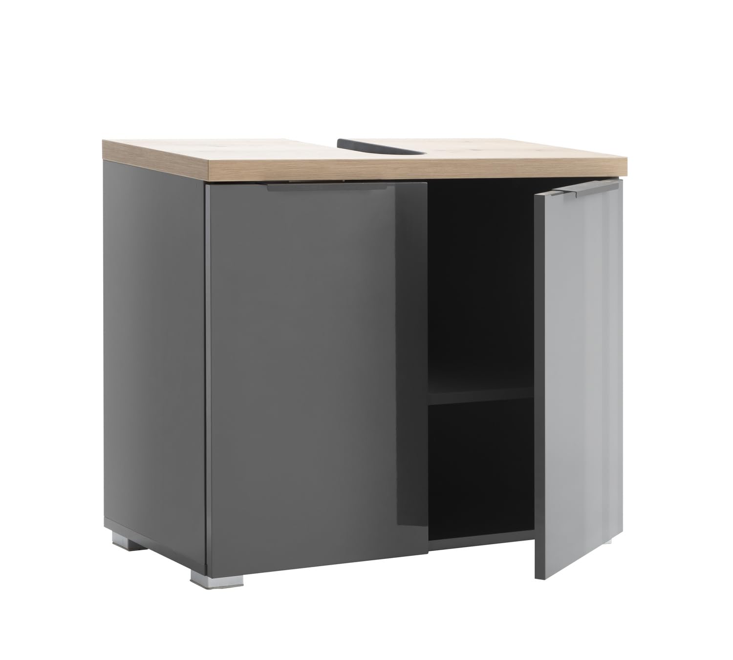 Composad Mundi Sottolavabo 2 Ante 70 cm Grigio Titanio