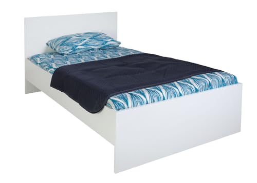 Composad Espresso Letto Singolo 120x200 Bianco Laccato