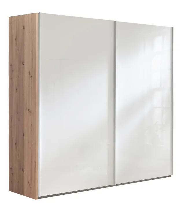 Composad Systema Armadio 2 Ante Scorrevoli 250 Rovere Miele Bianco