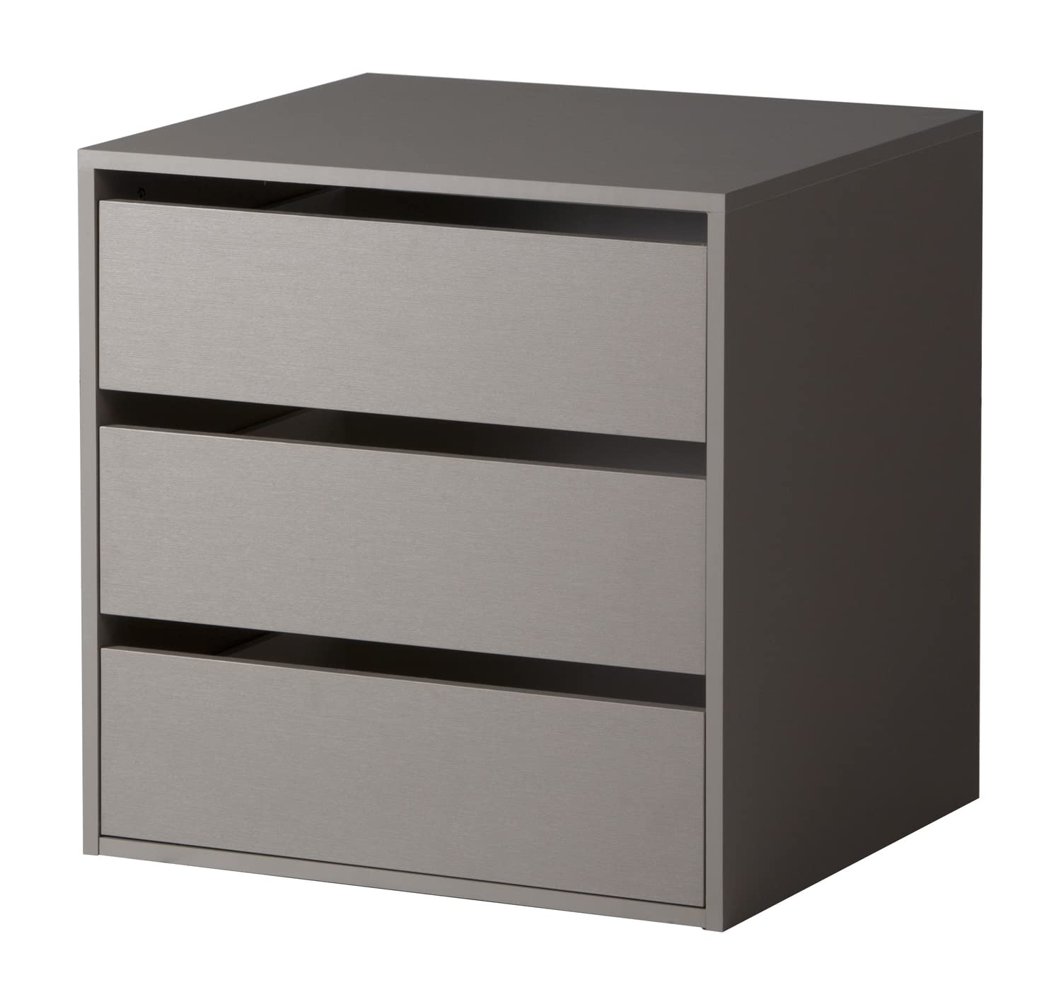 Composad Cassettiera Interna 3 Cassetti Grigio 58 cm