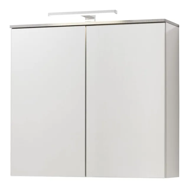 Composad Galaverna Specchiera 2 Ante 70 cm cemento bianco