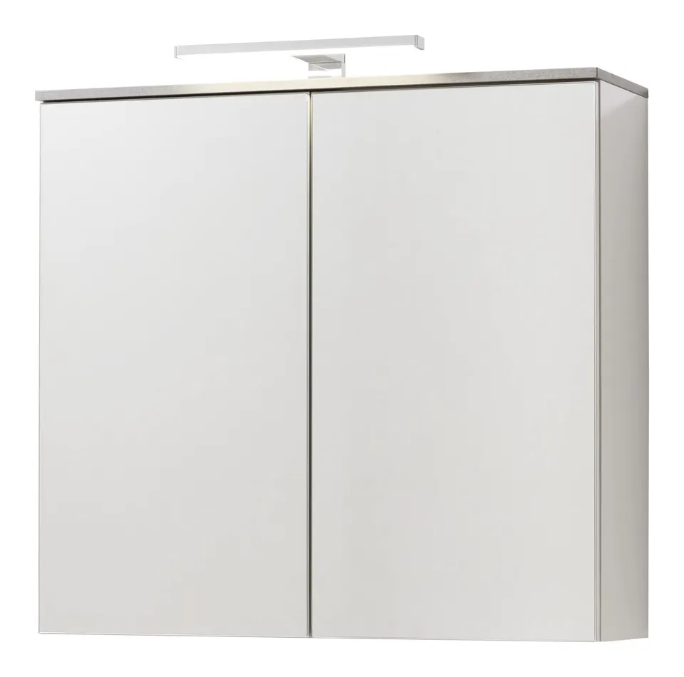 Composad Galaverna Specchiera 2 Ante 70 cm cemento bianco