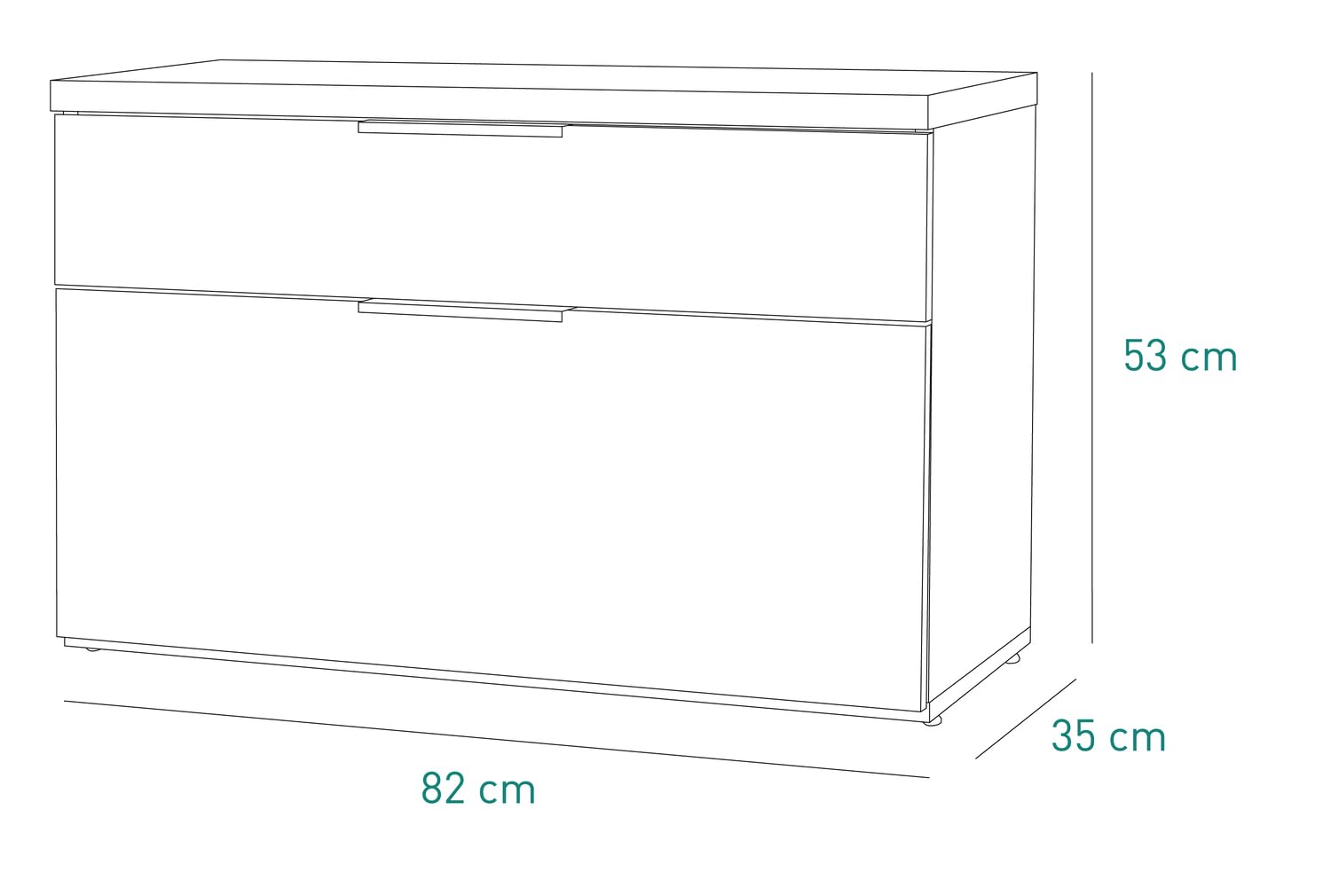 Composad Mundi scarpiera panca 82 cm rovere bianco