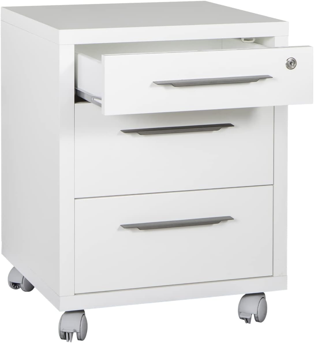 COMPOSAD Disegno Ufficio Completo K04 Bianco 180x169 Legno