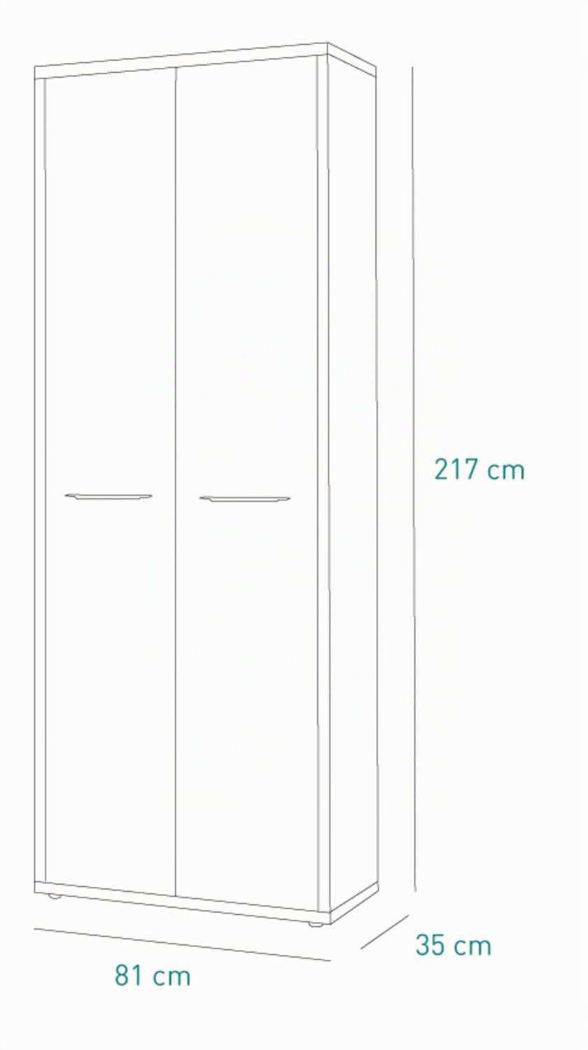 Composad Disegno mobile contenitore 2 ante rovere sonoma