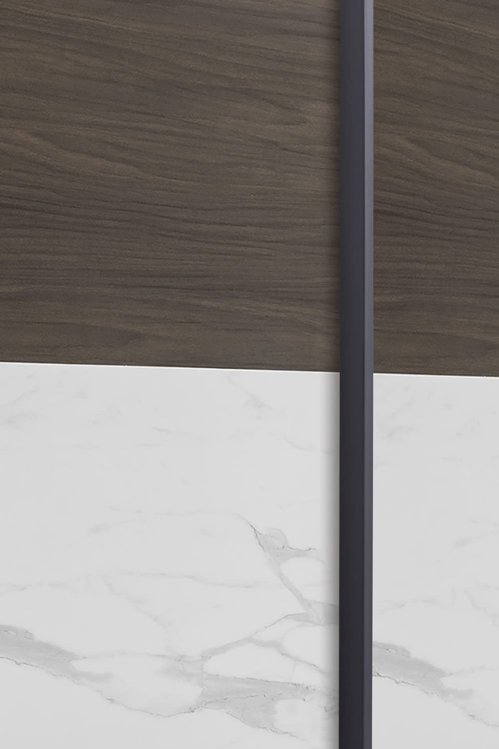 Composad Systema 200x223x67 armadio 2 ante scorrevoli rovere marmo