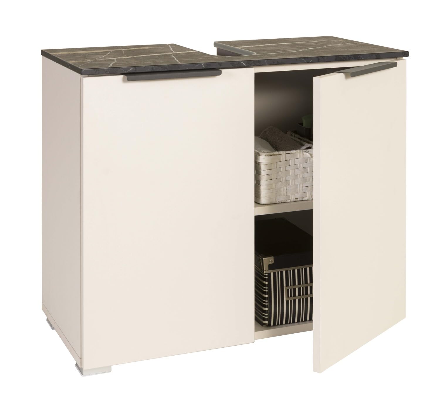 Composad Promessa Base Lavabo 2 Ante 70 cm Grigio Marmo