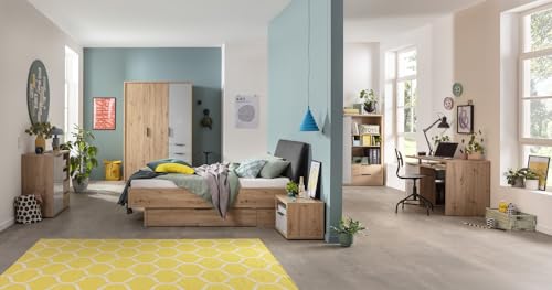 Composad Velata Letto Una Piazza e Mezza Rovere Mielato Imbottito