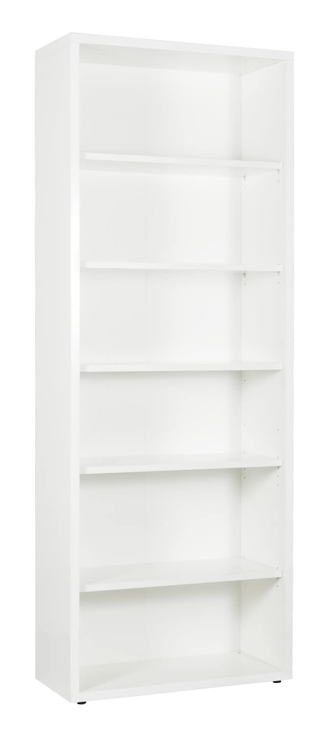 Composad Disegno B07 Libreria Aperta Bianco Laccato 82 cm