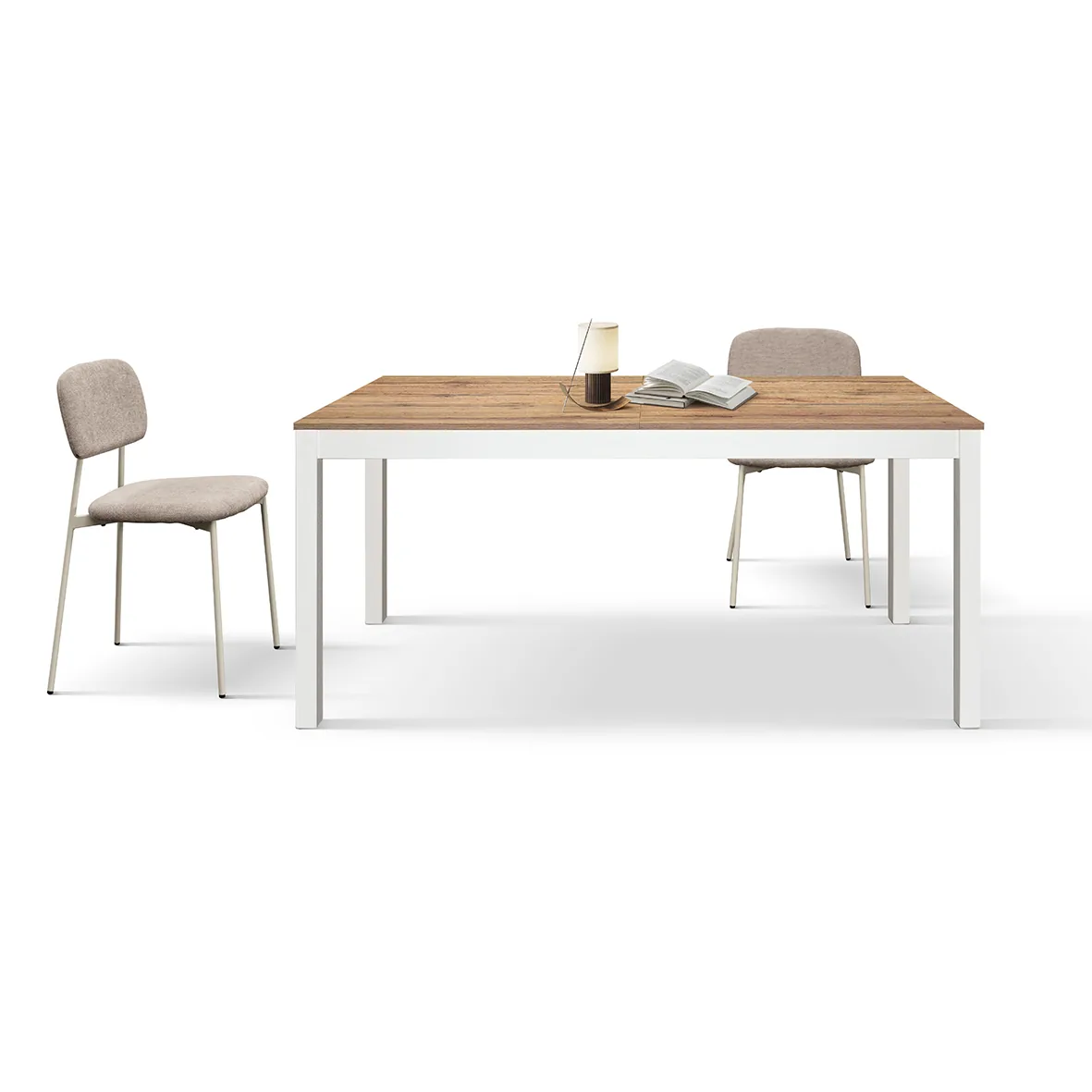 Epocantica tavolo allungabile rovere rustico 160-240 gambe faggio