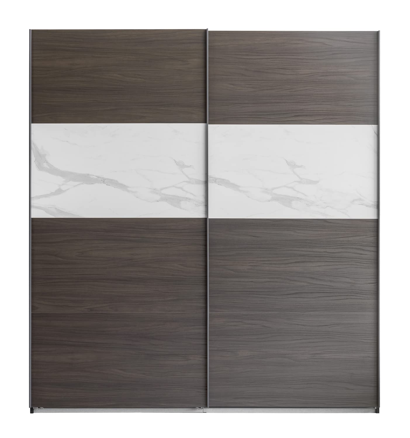 Composad Systema 200x223x67 armadio 2 ante scorrevoli rovere marmo