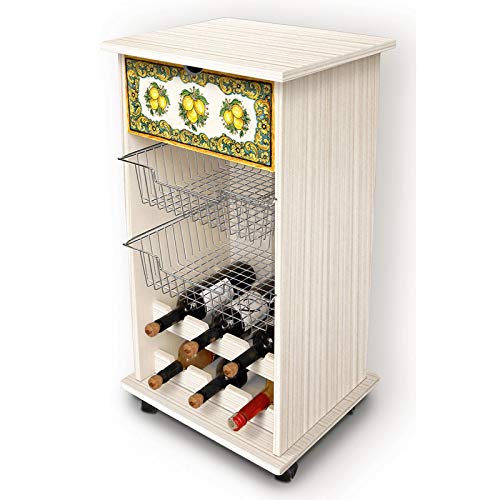 Iperbriko Shabby Lemon set accessori cucina e tavola completo