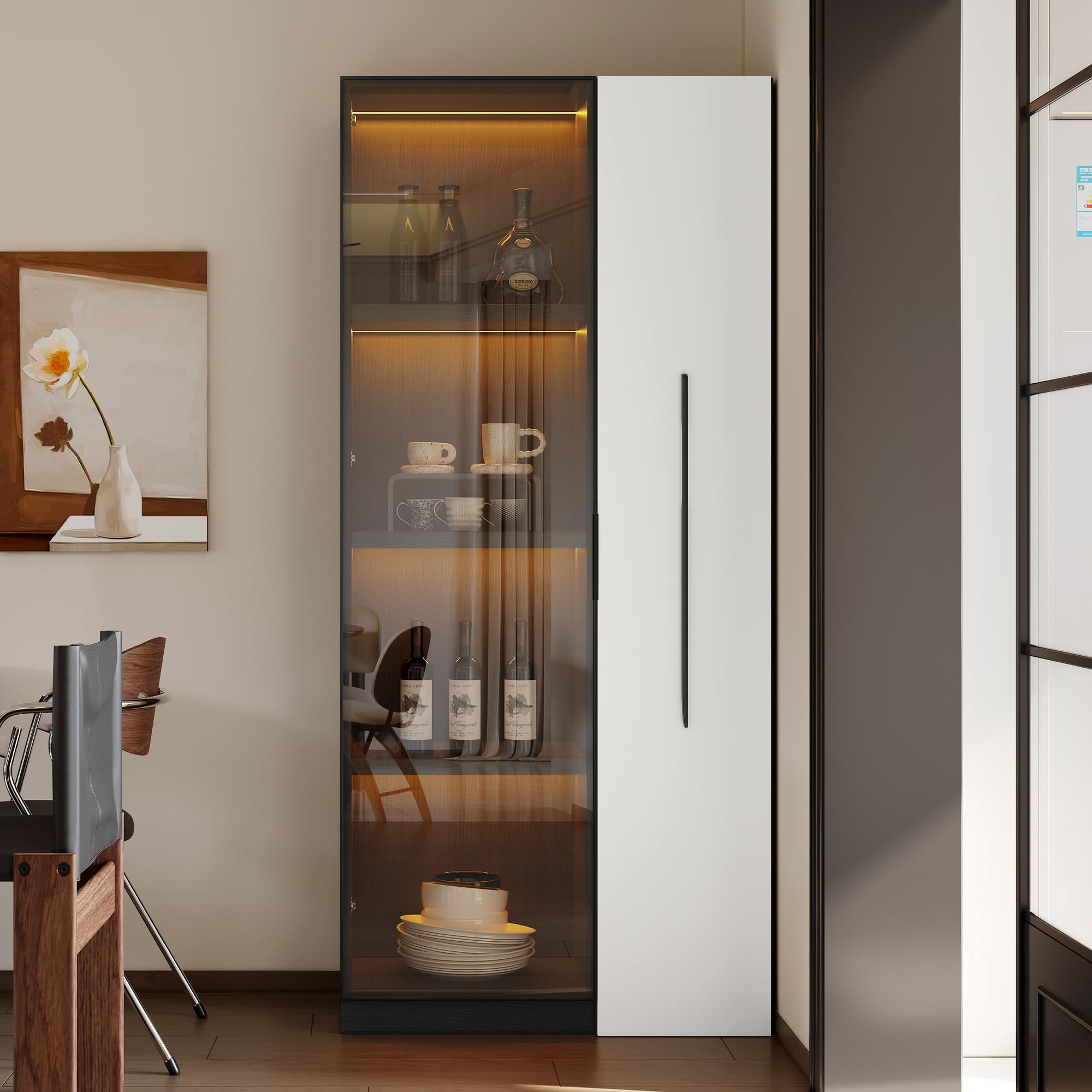 Dolamaní Vetrinetta 70x40x160 cm vetro con LED
