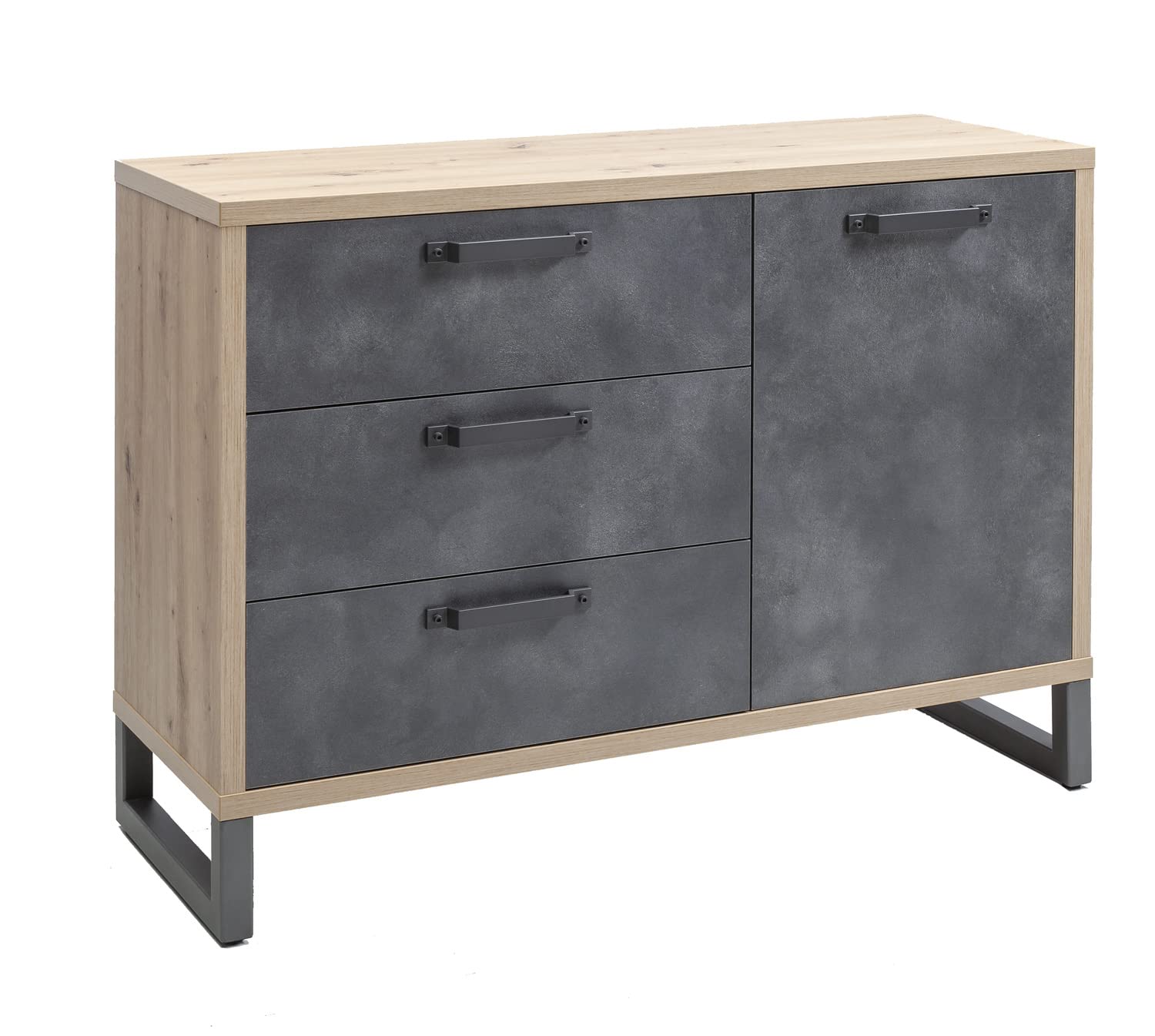 Composad LaFabrica 3 cassetti 1 anta mobile rovere grigio
