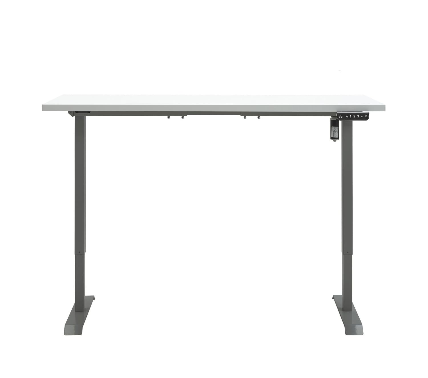 Composad Energia scrivania elettrica 150x69 bianco grigio altezza regolabile