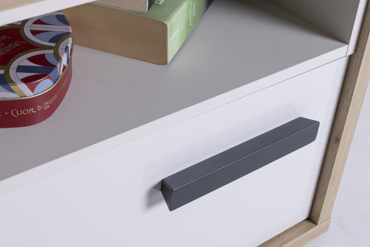 Composad MiPiace Comodino 1 Cassetto Rovere Mielato Grigio