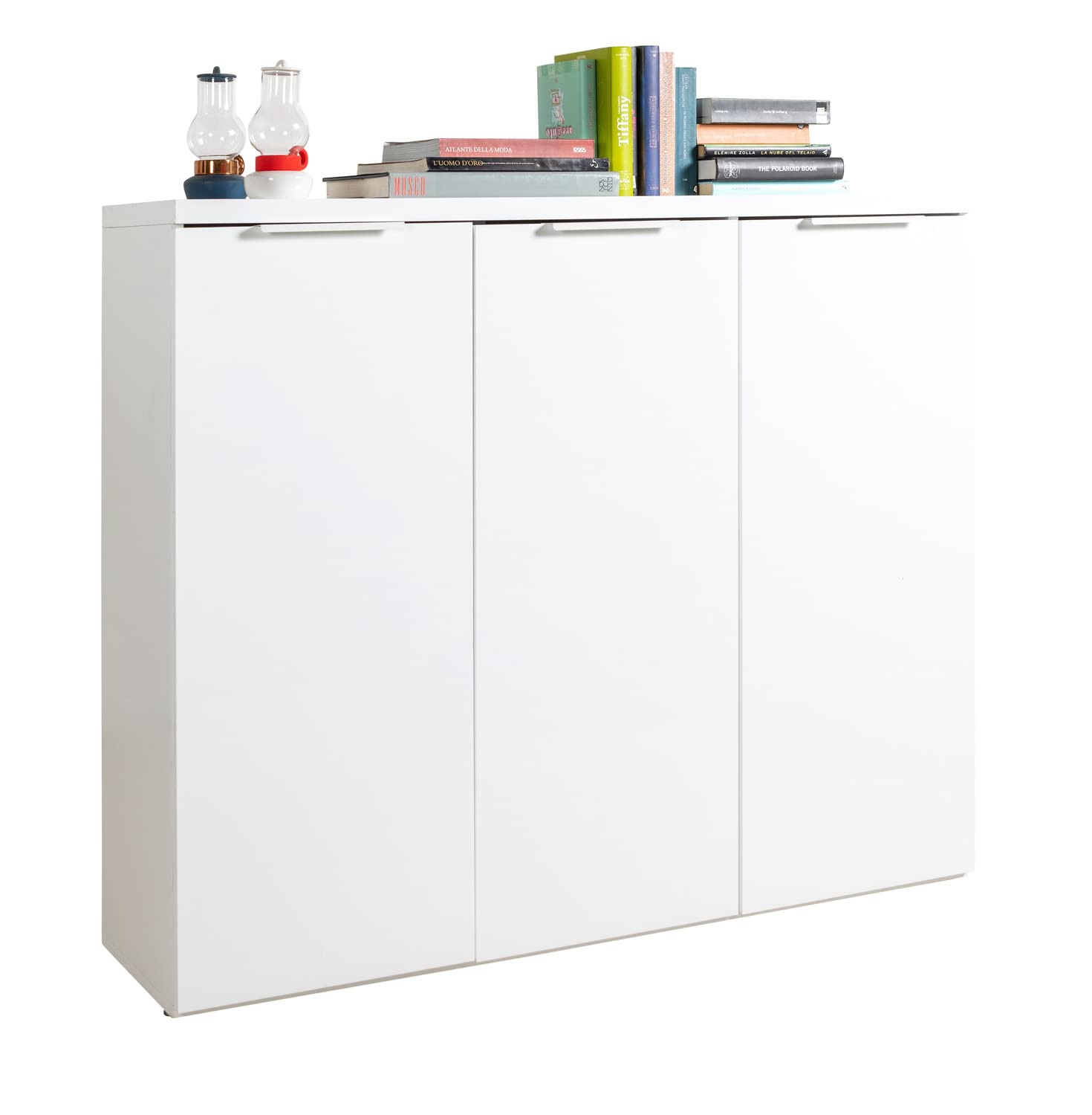 Composad Mundi scarpiera 3 ante bianco laccato 120 cm
