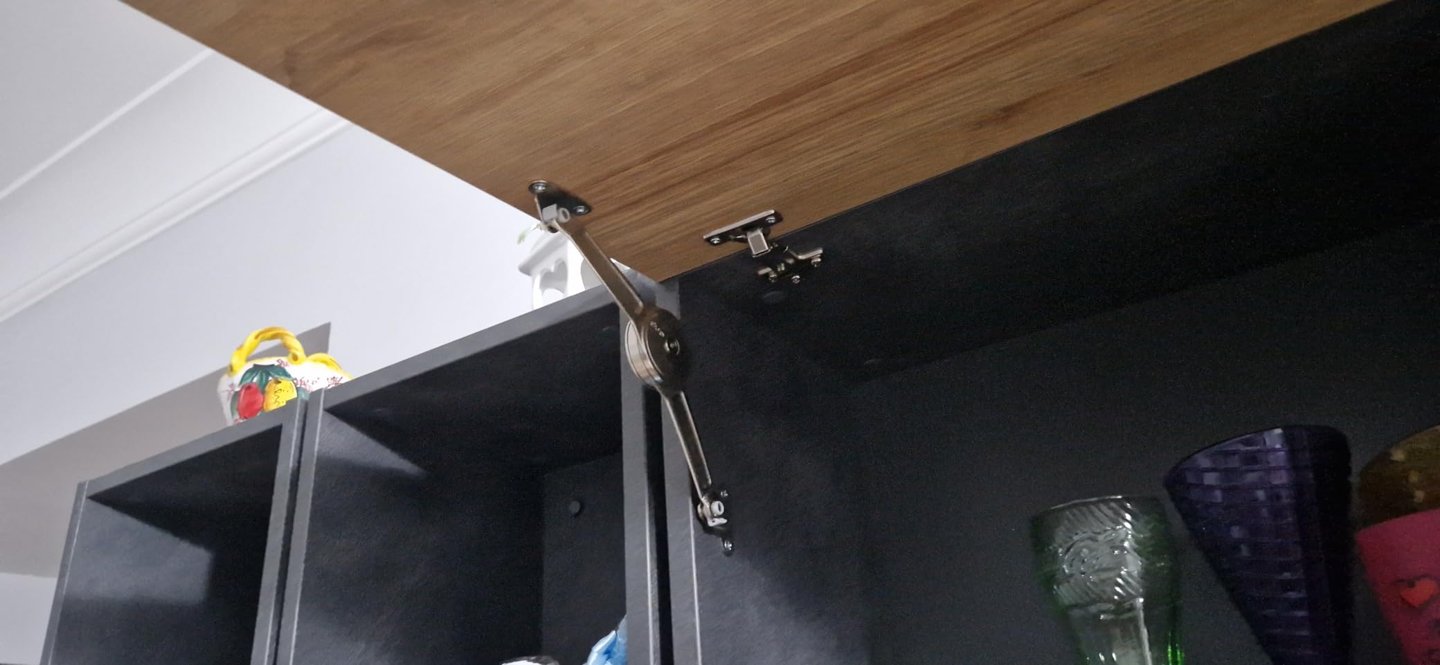 Composad Vittoria Pensile 140x35 rovere grigio 1 anta