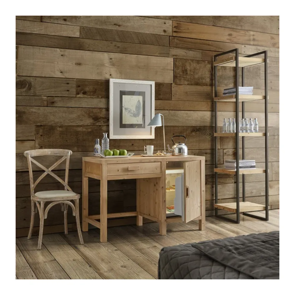 Epocantica Scrittoio Porta Frigo Legno Massello Abete